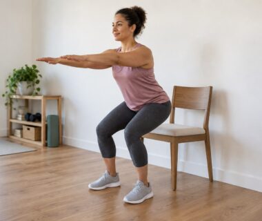 A Beginner Bodyweight Workout You Can Do at Home — illustrative fitness image